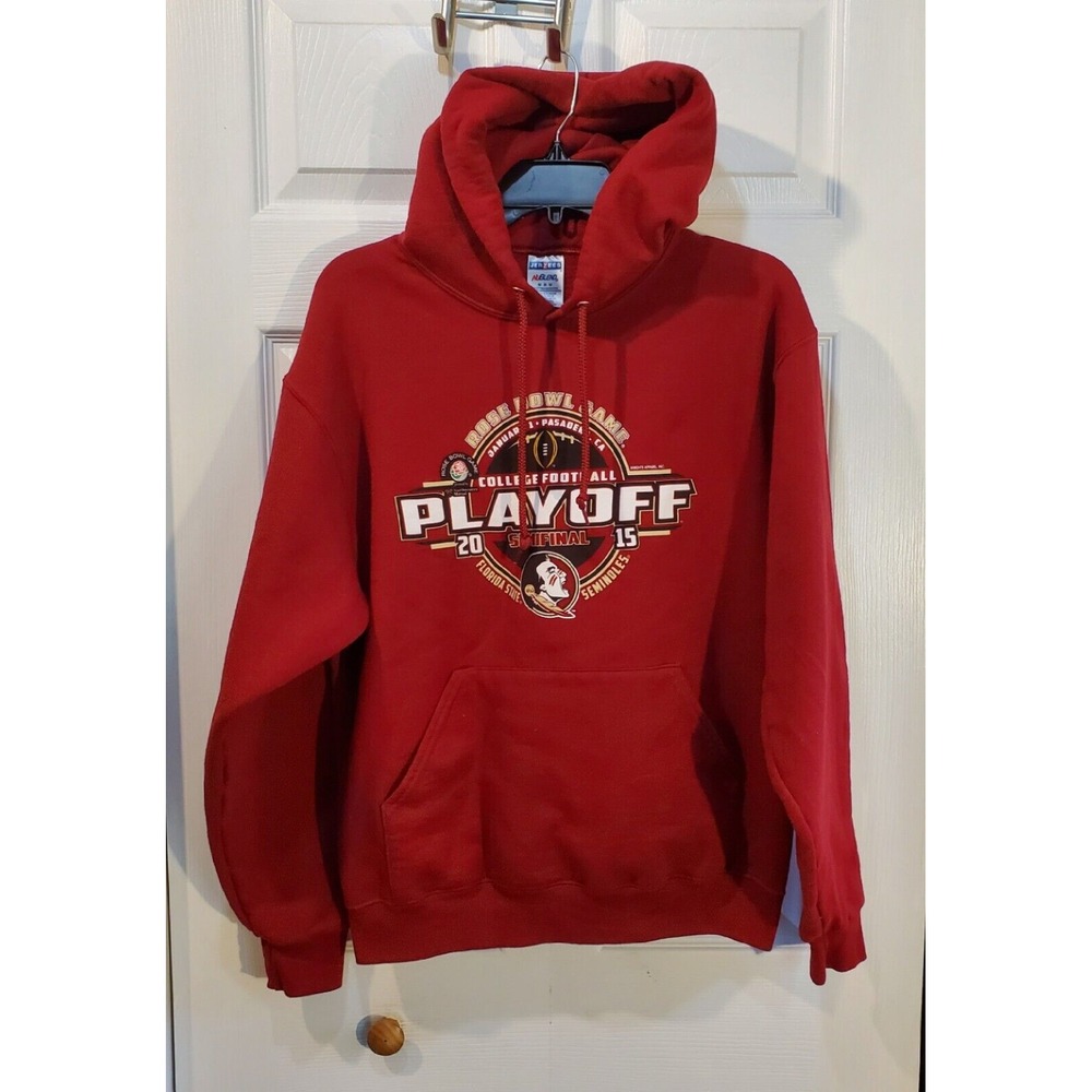 Florida‎ State Seminoles FSU 2015 Rosebowl Playoffs Hoodie Size M Garnet
